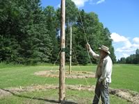 Starting to raise the hops wheel